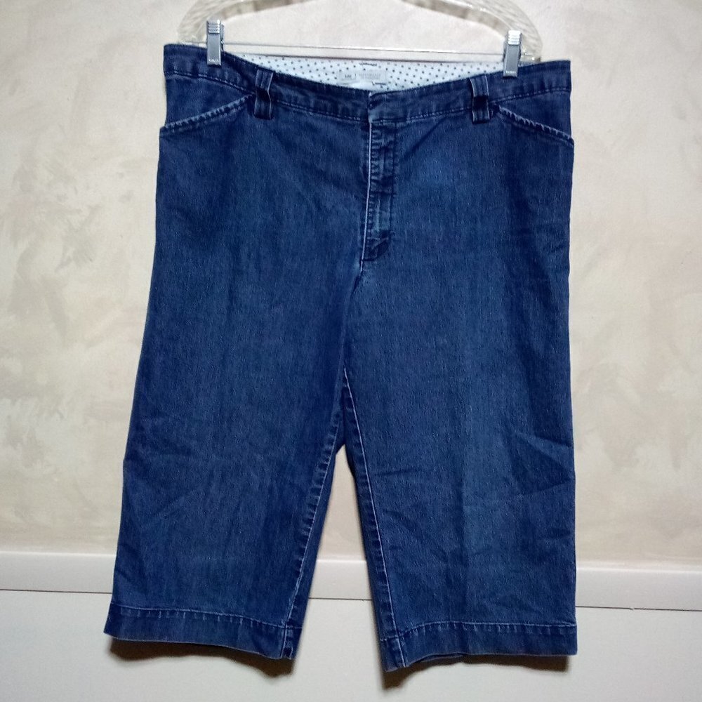 LEE Platinum Label NATURALLY SLIMMING Capris Jeans Size 18M